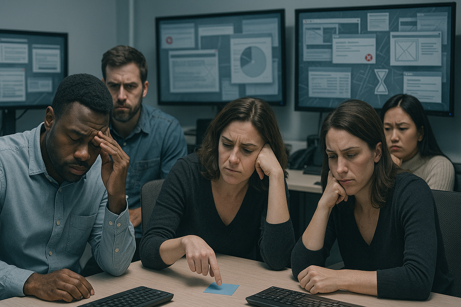 Fragmented flow diagram